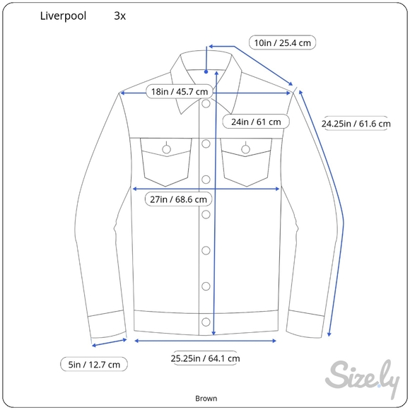 Liverpool Temma Denim Jacket Plus size brown - Picture 11 of 11